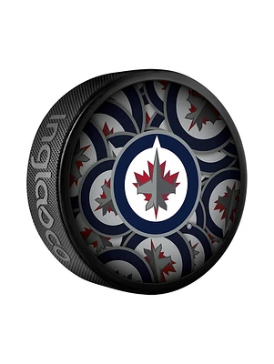 NHL Puck Souvenir Collector Clone Jets