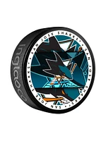 NHL Puck Souvenir Collector Medallion Sharks