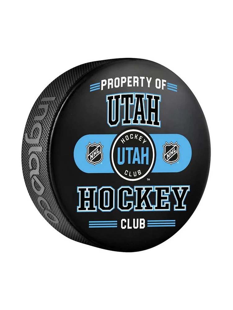 NHL Puck Property of Utah Hockey Club