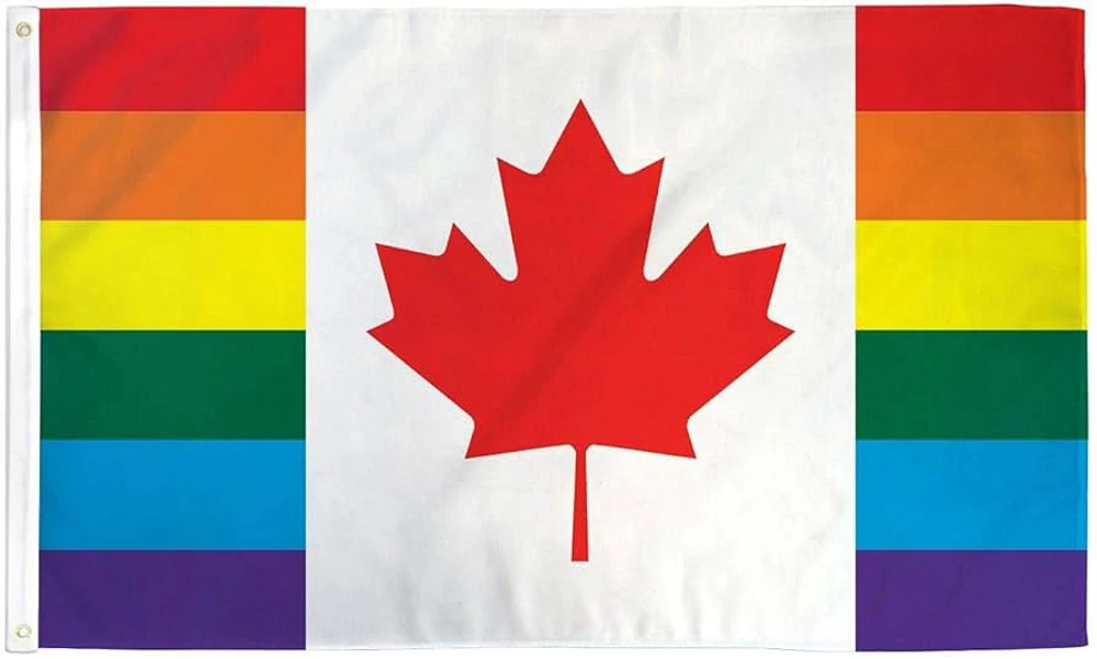 Country Flag Rainbow 3X5 Canada Pride
