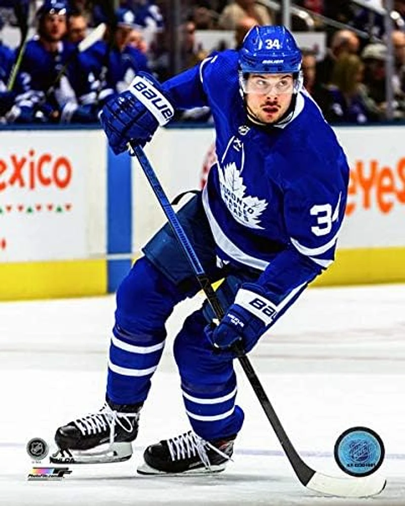 NHL 16x20 Player Photograph Stare Auston Matthews Maple Leafs