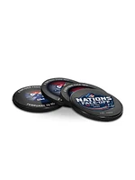 4 Nations Face-Off Puck Drink Coasters Set