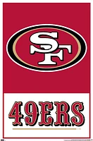 NFL Wall Poster Logo 49ers