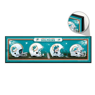 NFL Wood Sign 9"x 30" Dolphins