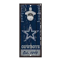 NFL Wooden Bottle Opener Sign Cowboys