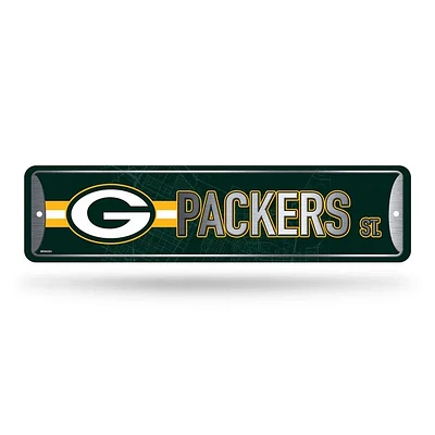 NFL Metal Street Sign 4" x 15 Packers