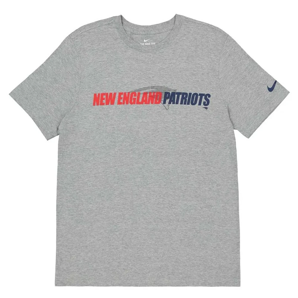 NFL T-Shirt Essential Wordmark Grey Patriots
