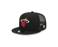 NBA Youth Hat 950 Trucker Snapback Heat