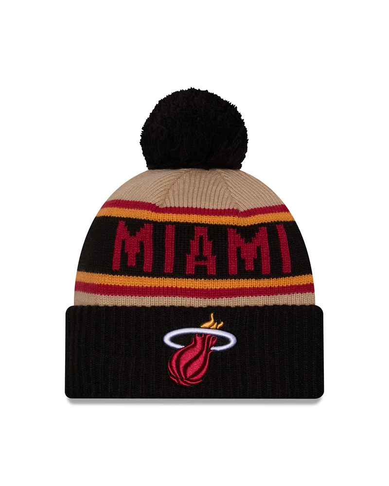 NBA Knit Hat Cuff Pom 2024 Draft Heat