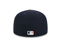 MLB Hat 5950 Realtree Camo Tigers (Navy Blue)