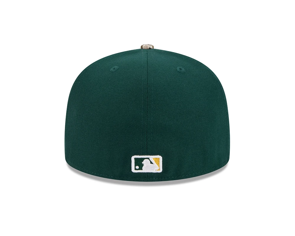 MLB Hat 5950 Realtree Camo Athletics (Forest Green)