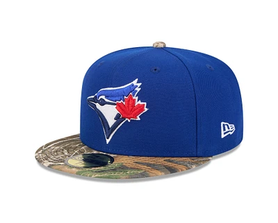 MLB Hat 5950 Realtree Camo Blue Jays (Royal Blue)