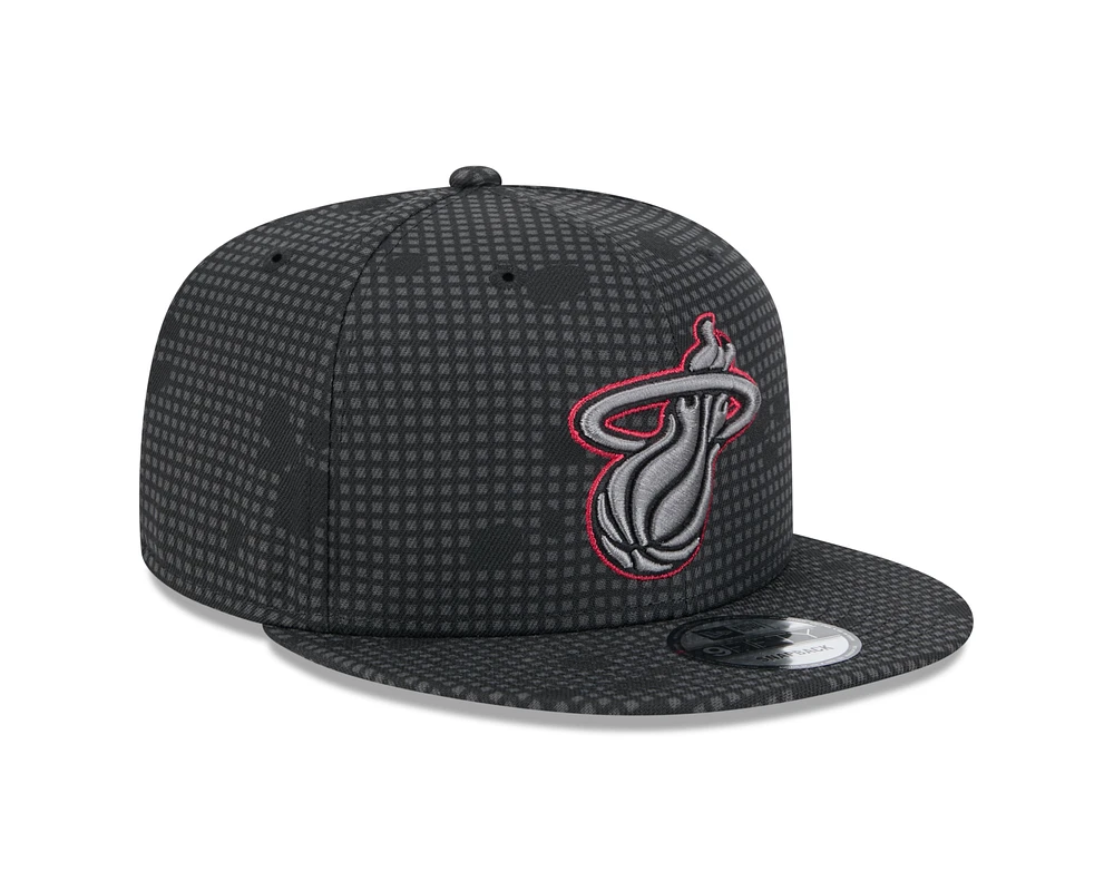 NBA Hat 950 Snapback Midnight Ink Pop Outline Heat