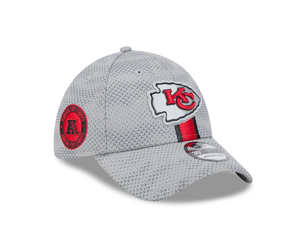 NFL Hat 3930 Sideline 2024 Grey Chiefs