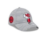 NFL Hat 3930 Sideline 2024 Grey Chiefs