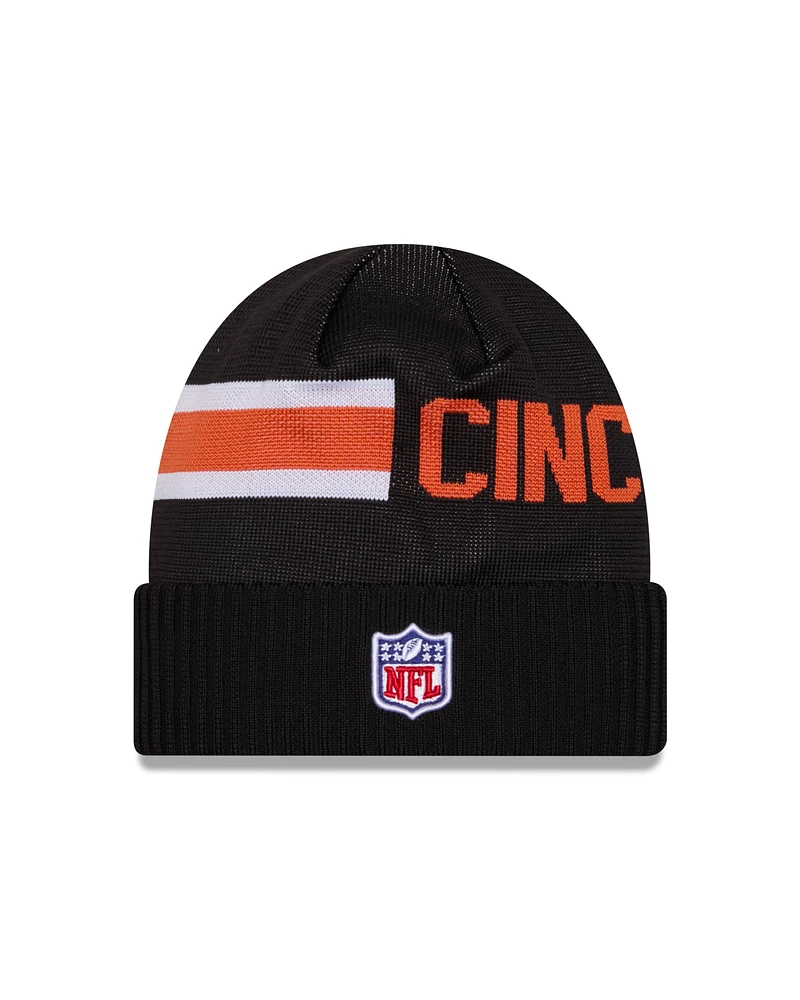 NFL Knit Hat 2024 Sideline Tech Bengals