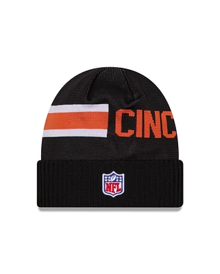 NFL Knit Hat 2024 Sideline Tech Bengals