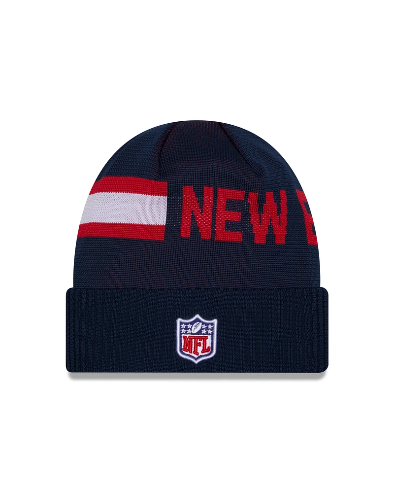 NFL Knit Hat 2024 Sideline Tech Patriots