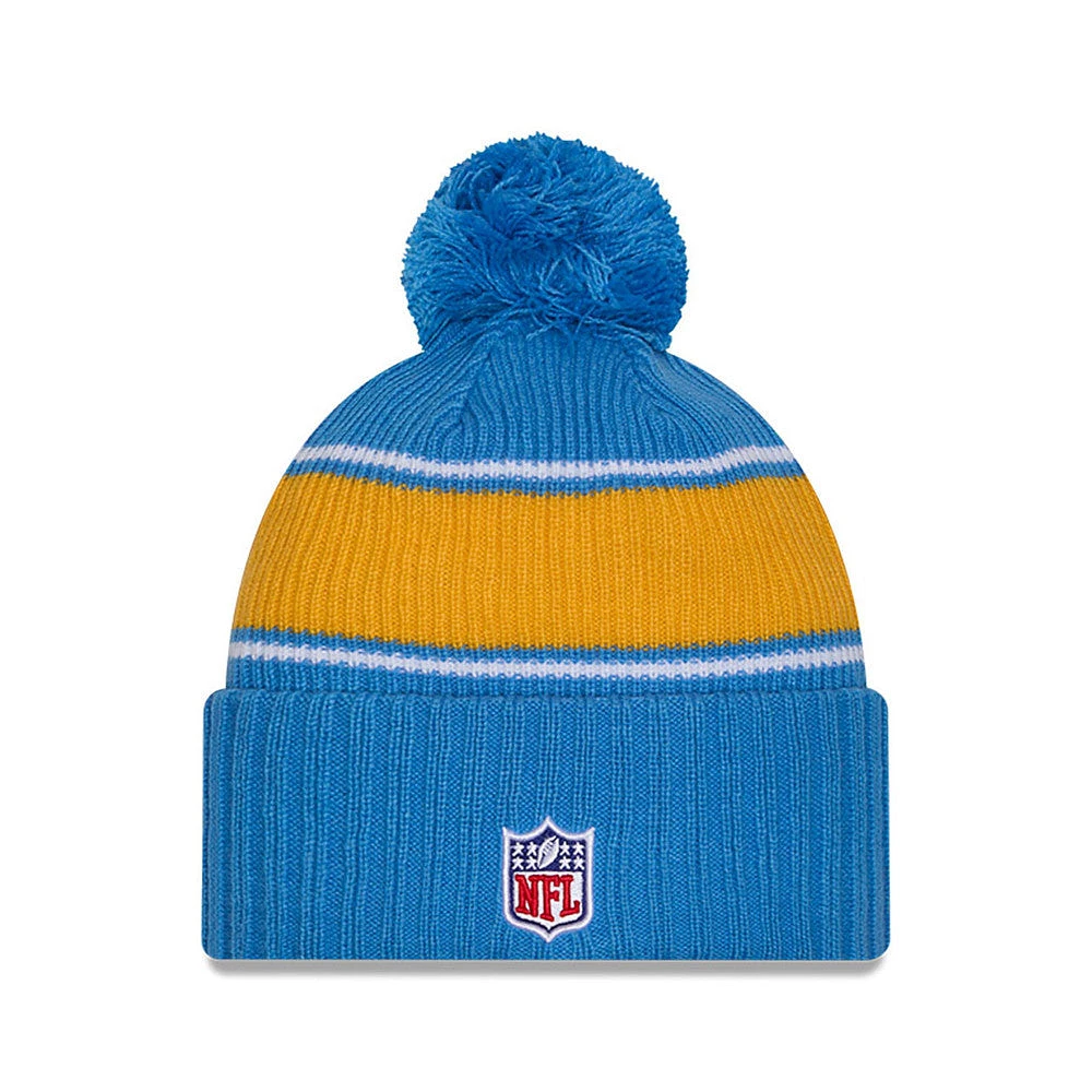 NFL Knit Hat 2024 Cold Weather Sport Knit W/ Pom Chargers