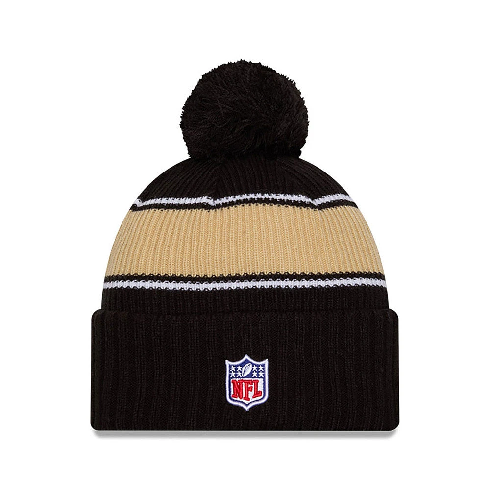 NFL Knit Hat 2024 Cold Weather Sport Knit W/ Pom Saints