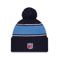 NFL Knit Hat 2024 Cold Weather Sport Knit W/ Pom Titans