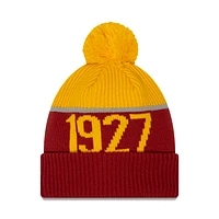 Serie A Knit Hat Sport Cuffed Pom AS Roma