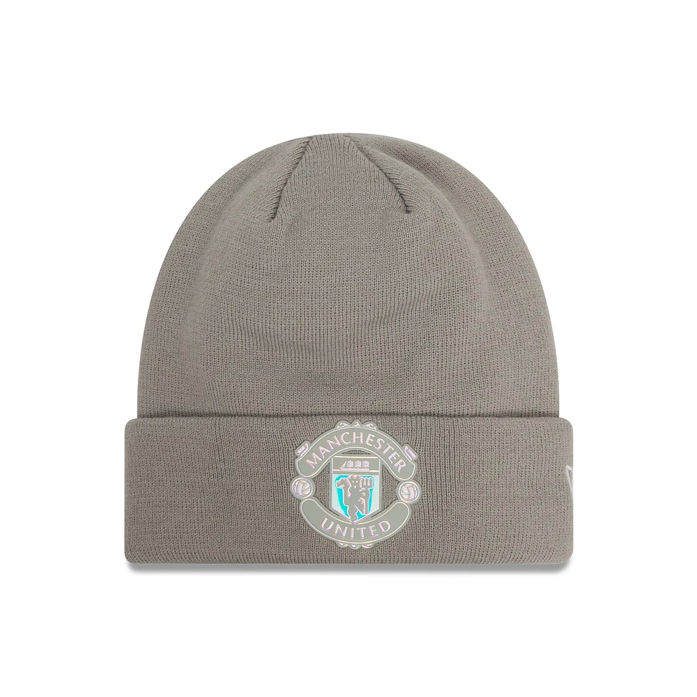 EPL Knit Hat Iridescent Cuffed Beanie Manchester United F.C.