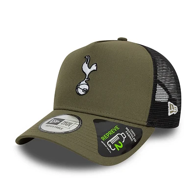 EPL Hat E-Frame Trucker Repreve Olive Green Tottenham Hotspur FC