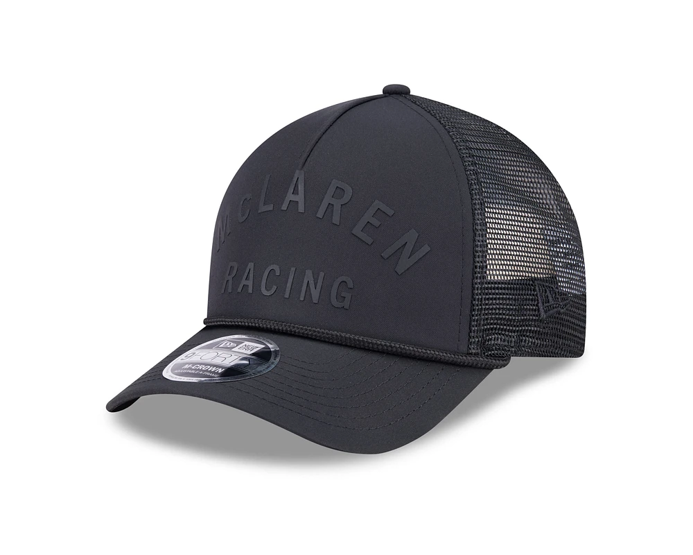 F1 Hat 940 M-Crown Snap Rope Black on Black F1 McLaren Auto Racing