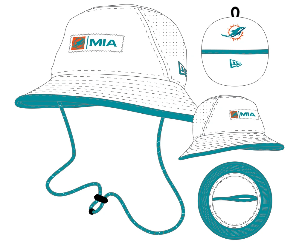 NFL Bucket Hat Packable Dolphins