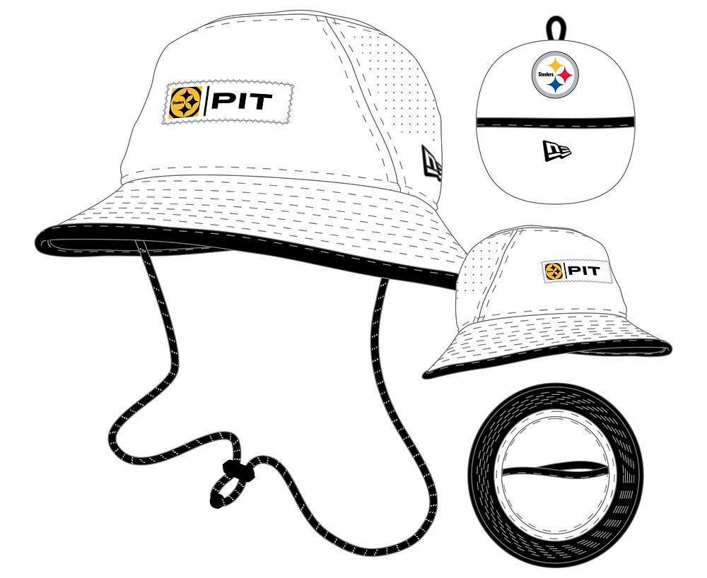 NFL Bucket Hat Packable Steelers