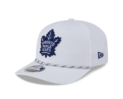 NHL Hat 970 Stretch Snap Rope White Maple Leafs