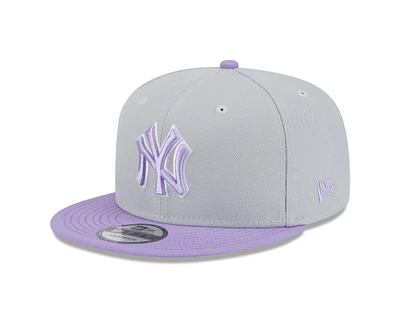 MLB Hat 950 Snapback 2025 Color Pack 2T Beige & Lavender Yankees