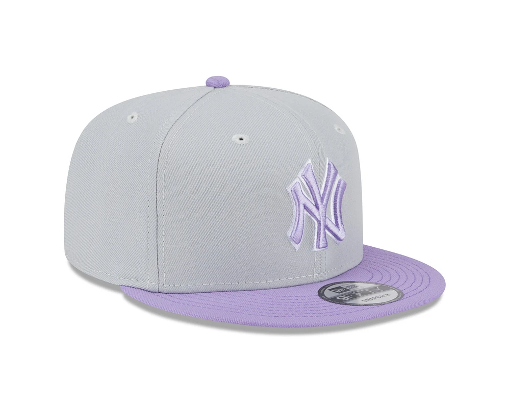 MLB Hat 950 Snapback 2025 Color Pack 2T Beige & Lavender Yankees