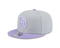 MLB Hat 950 Snapback 2025 Color Pack 2T Beige & Lavender Padres