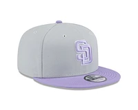 MLB Hat 950 Snapback 2025 Color Pack 2T Beige & Lavender Padres