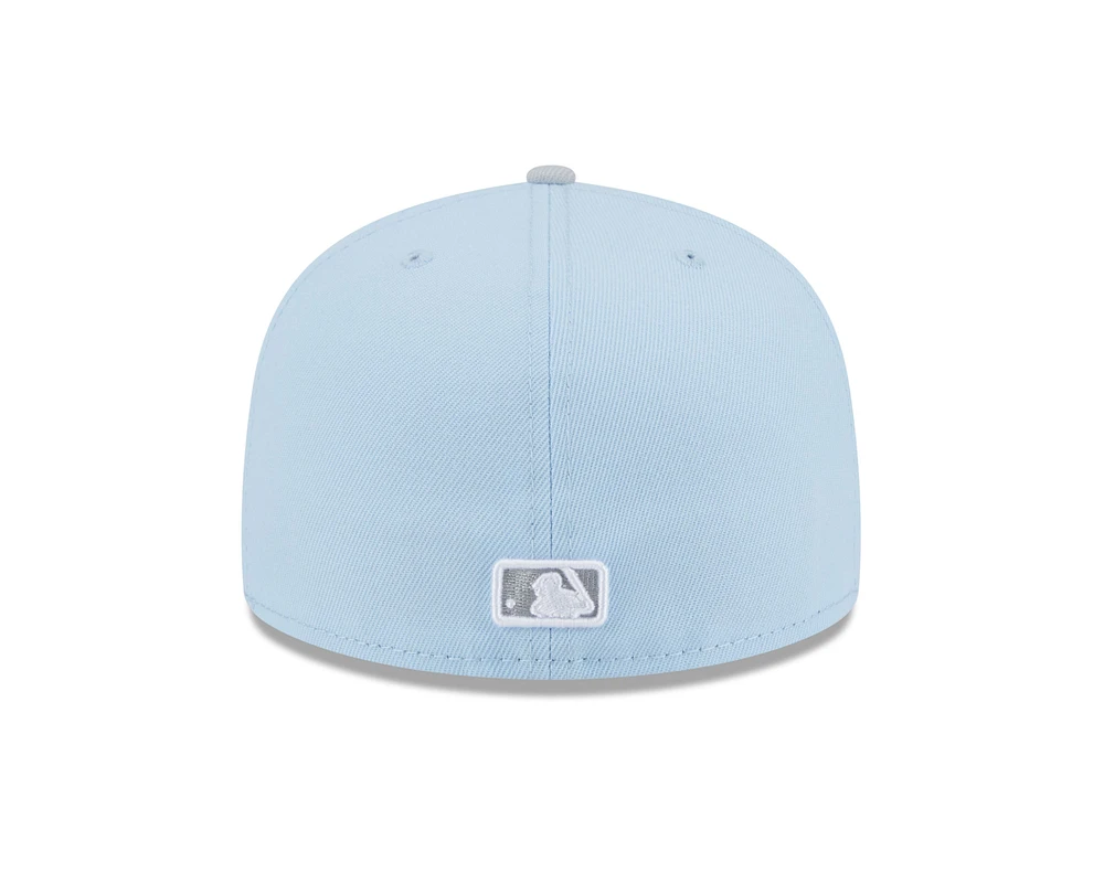 MLB Hat 5950 Snapback 2025 Color Pack 2T Baby Blue & Grey Yankees