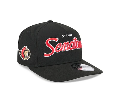 NHL Hat 950 Snapback A-Frame Script Senators