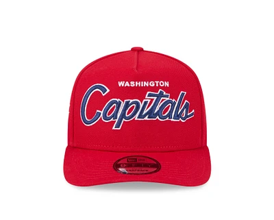 NHL Hat 950 Snapback A-Frame Script Capitals