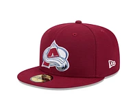 NHL Hat 5950 Poly Team Name Avalanche