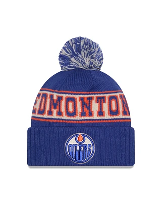 NHL Knit Hat Retro with Pom Oilers