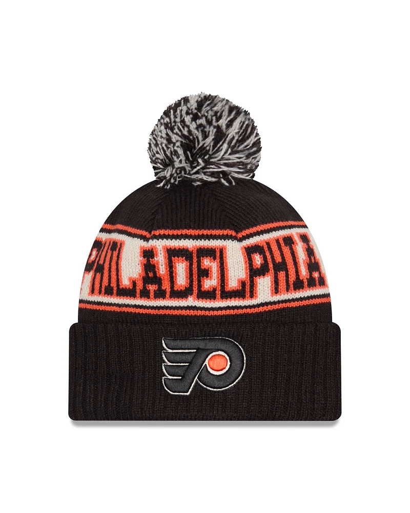 NHL Knit Hat Retro with Pom Flyers