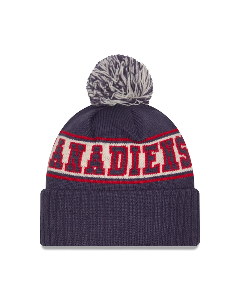 NHL Knit Hat Retro with Pom Canadiens