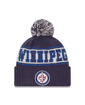 NHL Knit Hat Retro with Pom Jets