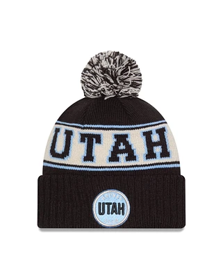 NHL Knit Hat Retro with Pom Utah Hockey Club