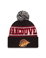 NHL Knit Hat Retro with Pom Canucks