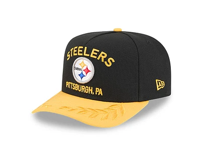 NFL Hat 950 A-Frame Snapback Draft 2025 Steelers