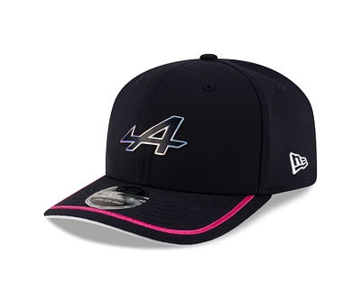 F1 Hat 970 Stretch Snap Navy BWT Alpine Racing