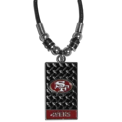 NFL Necklace Diamond Plate 49ers