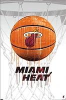 NBA Wall Poster Drip Basketball Heat